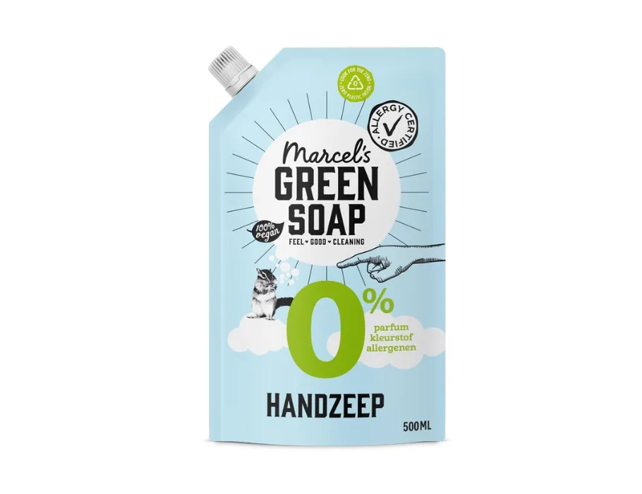 Marcel's Green Soap Handzeep 0% Navulling (500 ml)