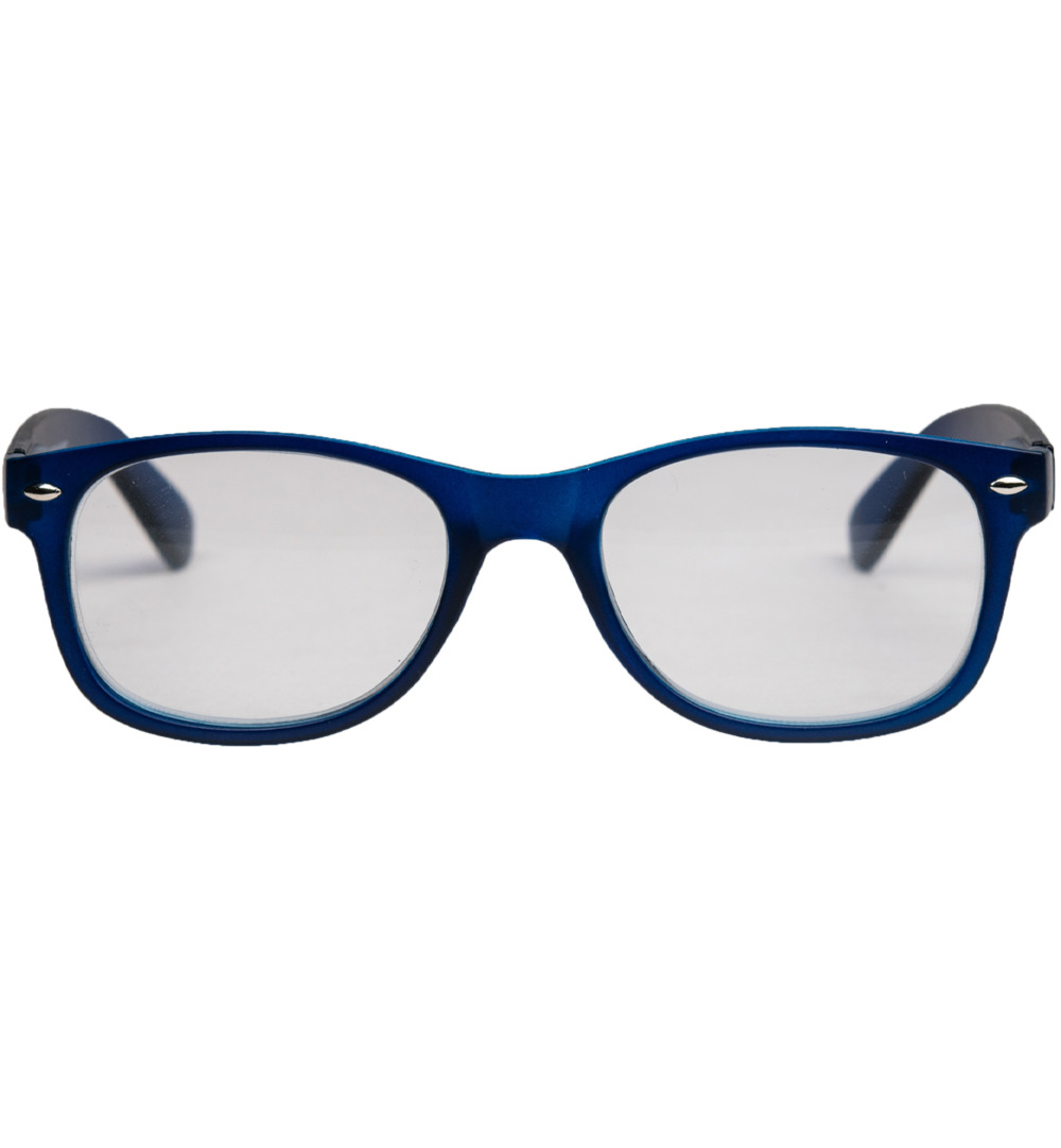 Melleson Leesbril wayfarer mat blauw +3.00 (1 stuk)