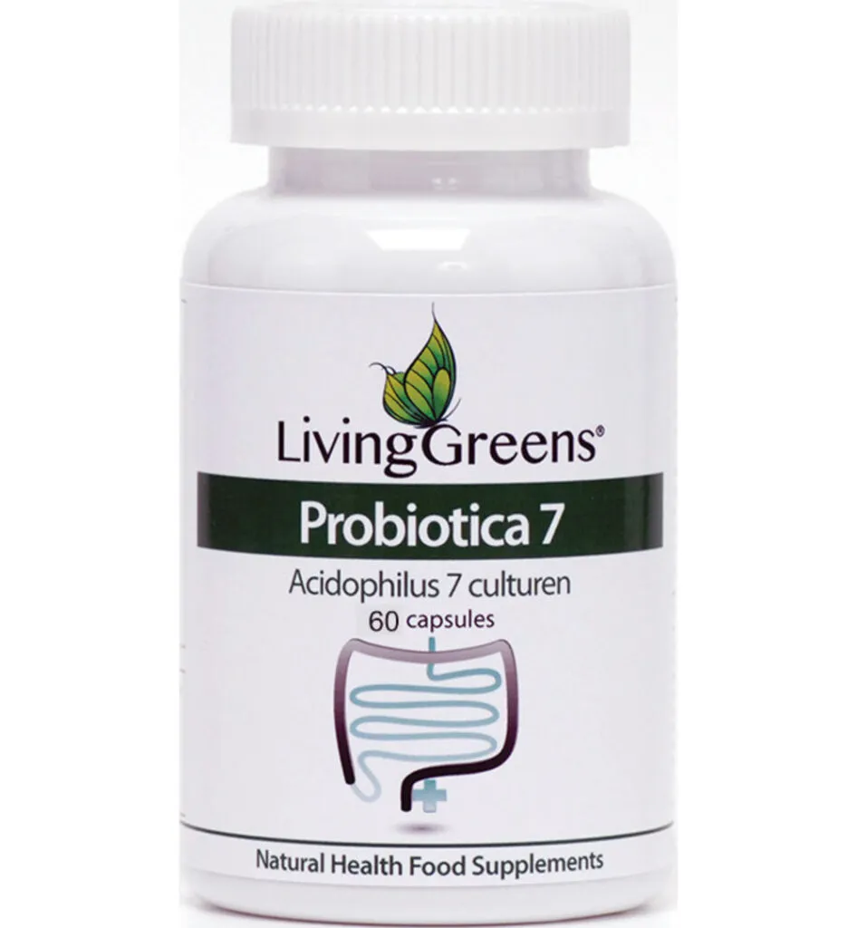 Livinggreens Probiotica Acidophilus 7 Culturen (60 capsules)