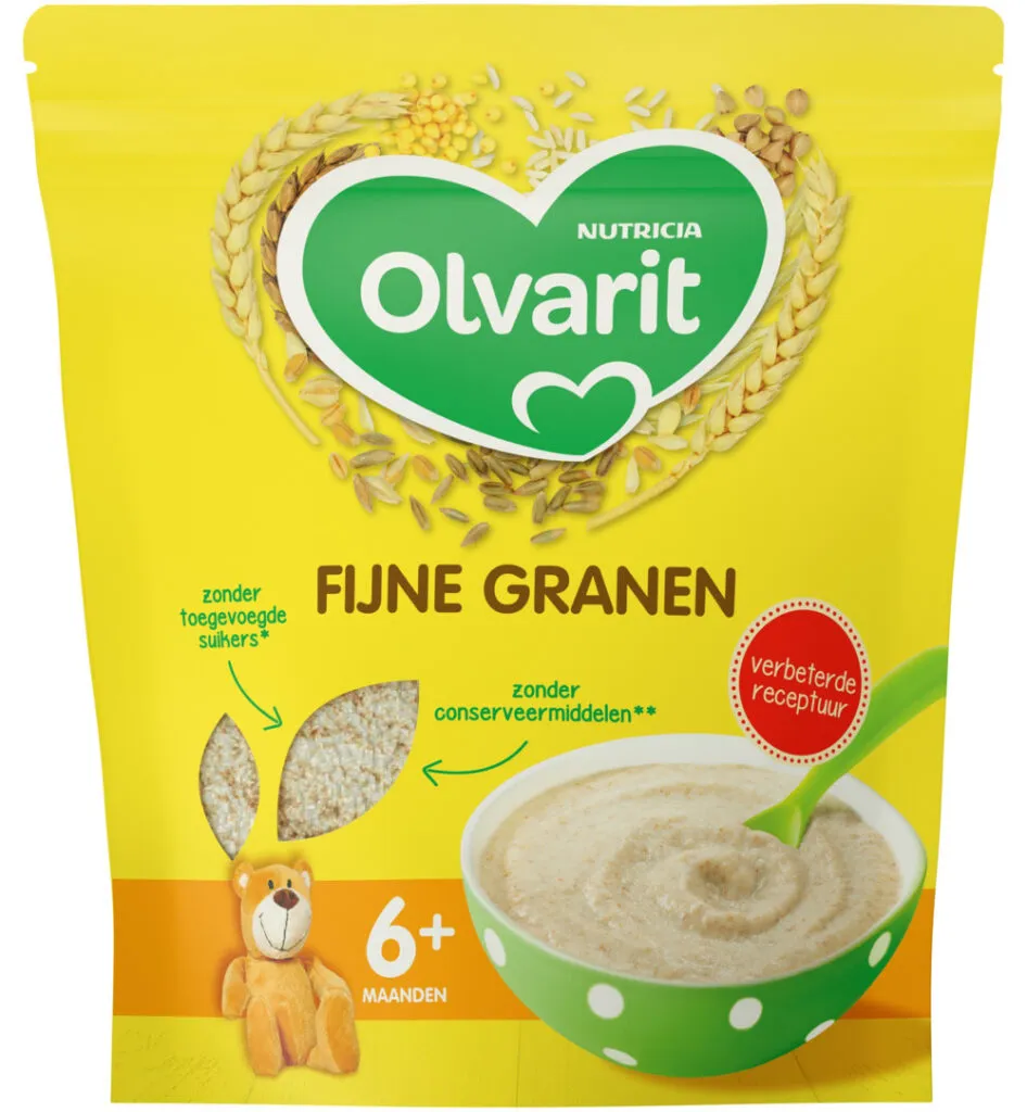 Olvarit Ontbijtpap fijnegranen 6+ maanden (200 gr)