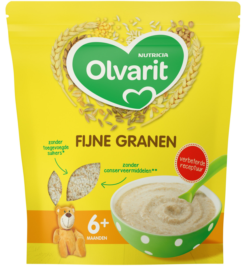 Olvarit Ontbijtpap fijnegranen 6+ maanden (200 gr)