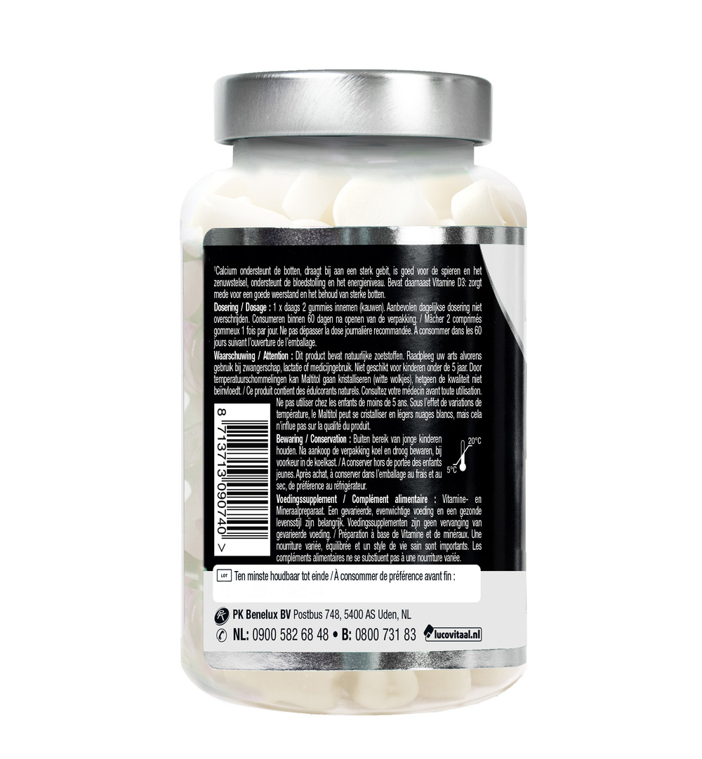 Lucovitaal Calcium D3 (60 gummies)