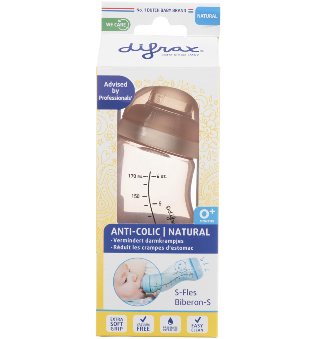 Difrax S-Fles natural roze 170ml (170 ml) - image 2