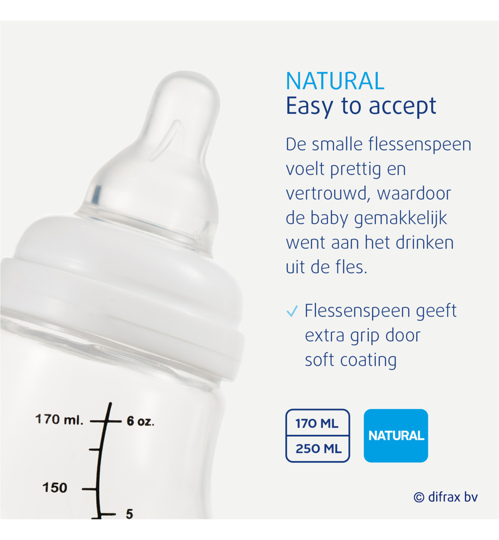 Difrax S-Fles natural creme (250 ml) - image 7