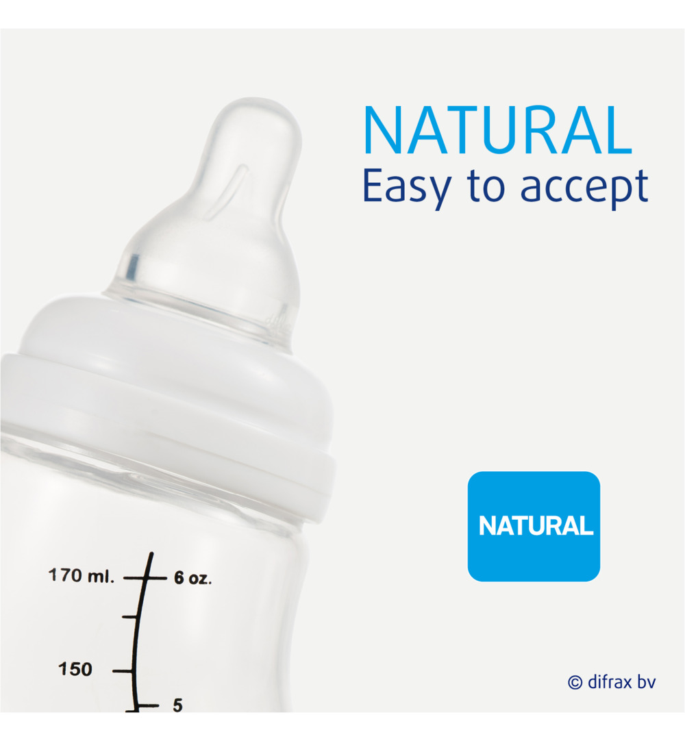 Difrax S-Fles natural roze (250 ml) - image 8