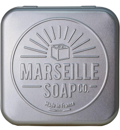 Marseille Soap Zeepdoosje aluminium (1 stuk)