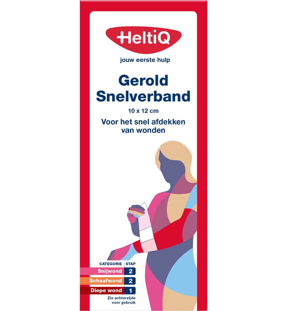 HeltiQ Snelverband gerold nr.3 10 x 12 (1 stuk)