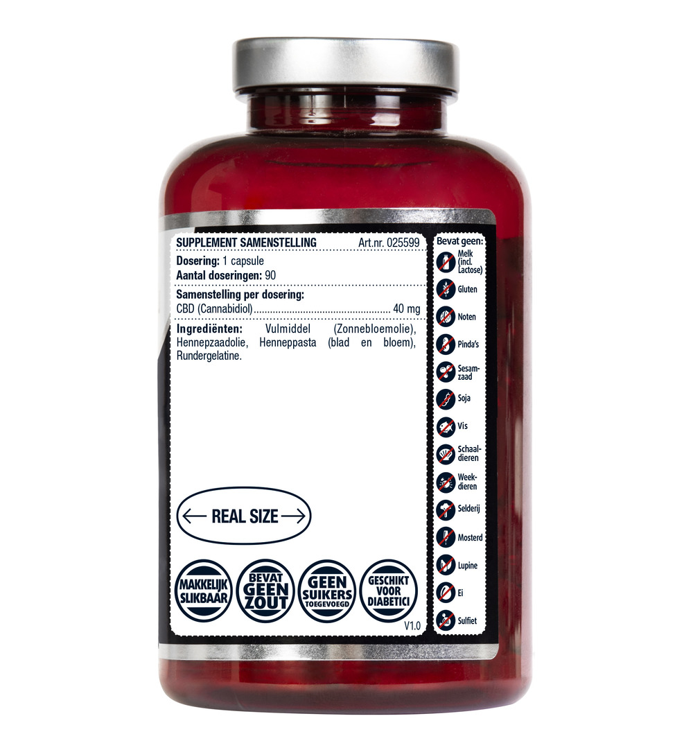 Lucovitaal CBD 40 mg (90 capsules)