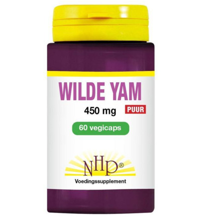 Nhp Wilde yam 450mg puur (60 vega capsules)
