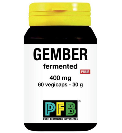 Snp Gember fermented 400 mg (60 vega capsules)