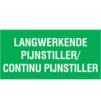 Spruyt Hillen Sticker langwerkende pijnstiller (1000 stuks)