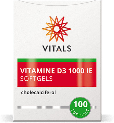 Vitals Vitamine D3 1000IE (100 softgels) - image 2