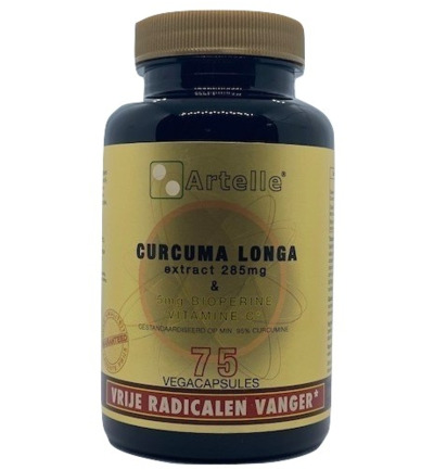 Artelle Curcuma longa extract (75 vega capsules)