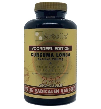 Artelle Curcuma longa extract (220 vega capsules)