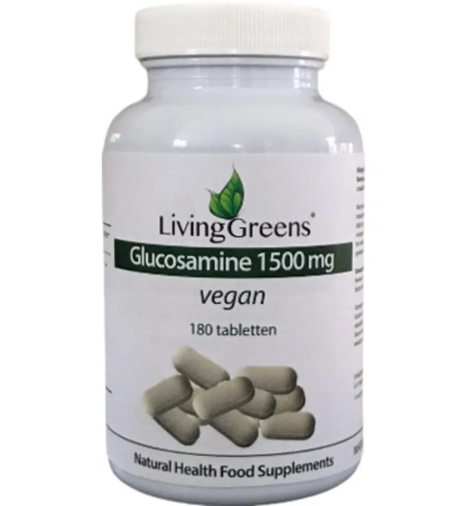 Livinggreens Glucosamine 1500 Vegan (180 tabletten)