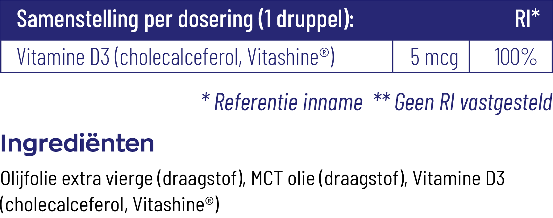 Vitakruid Vitamine D3 Vegan Vitashine® 5 Mcg Per Druppel (30 ml) - image 3