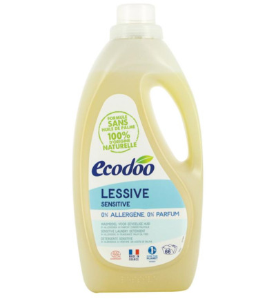 Ecodoo Wasmiddel vloeibaar sensitive 0% bio (2000 ml)