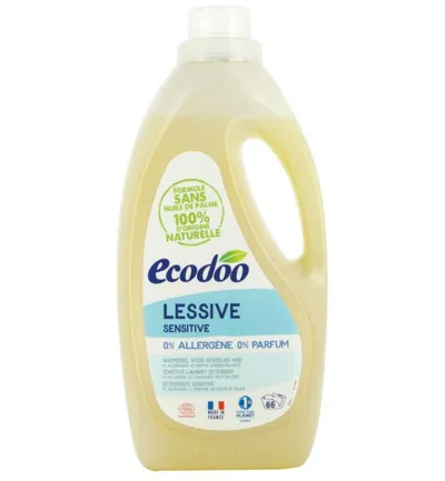 Ecodoo Wasmiddel vloeibaar sensitive 0% bio (2000 ml)