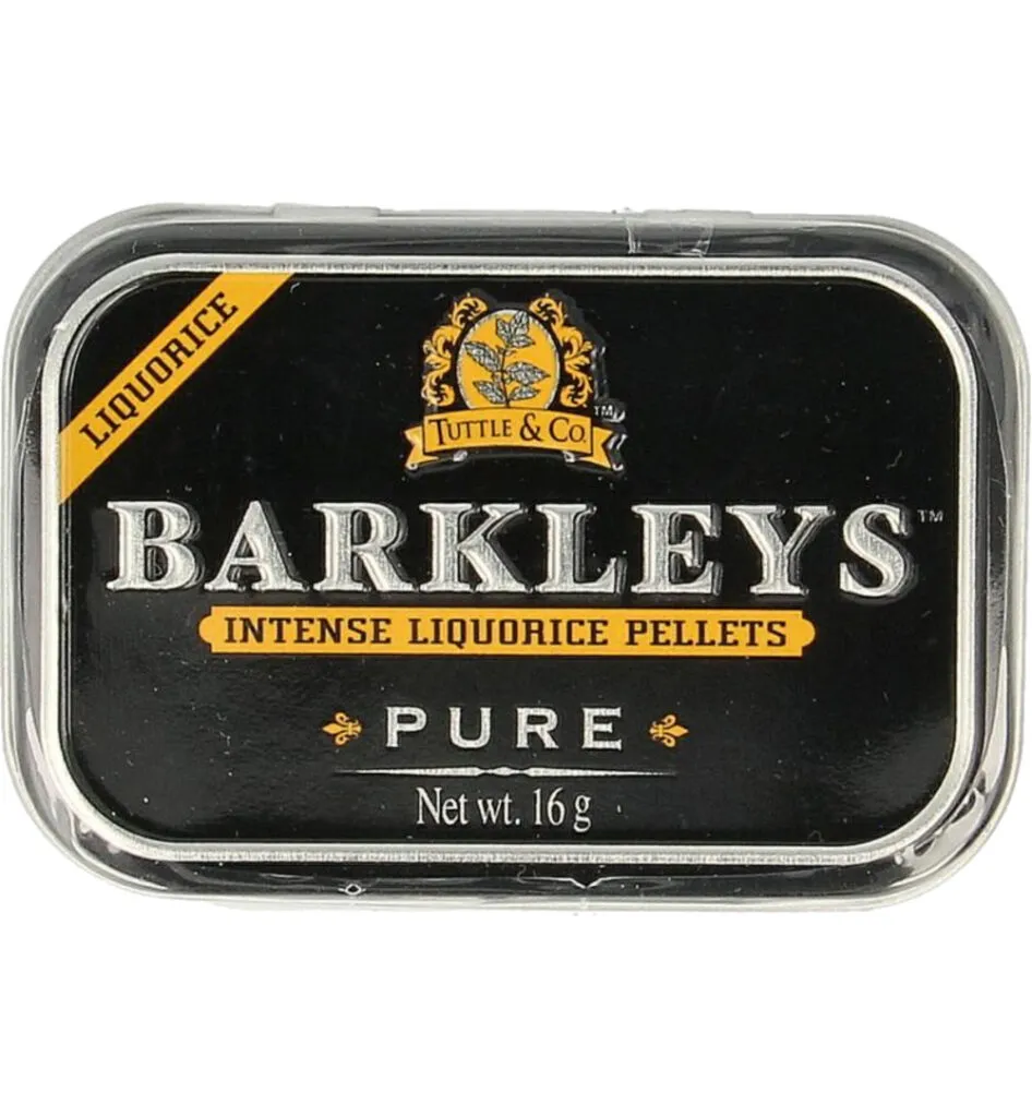 Barkleys Liquorice pellets pure (16 gr)