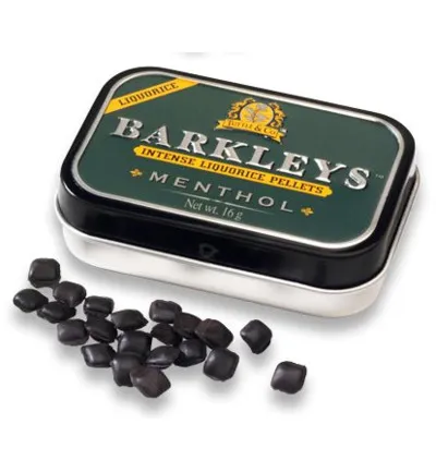 Barkleys Liquorice pellets menthol (16 gr)