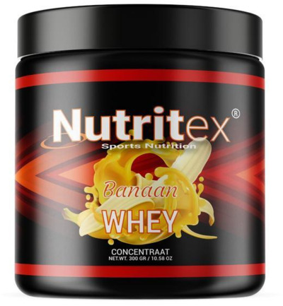 Nutritex Whey Proteine Banaan (300 gr)