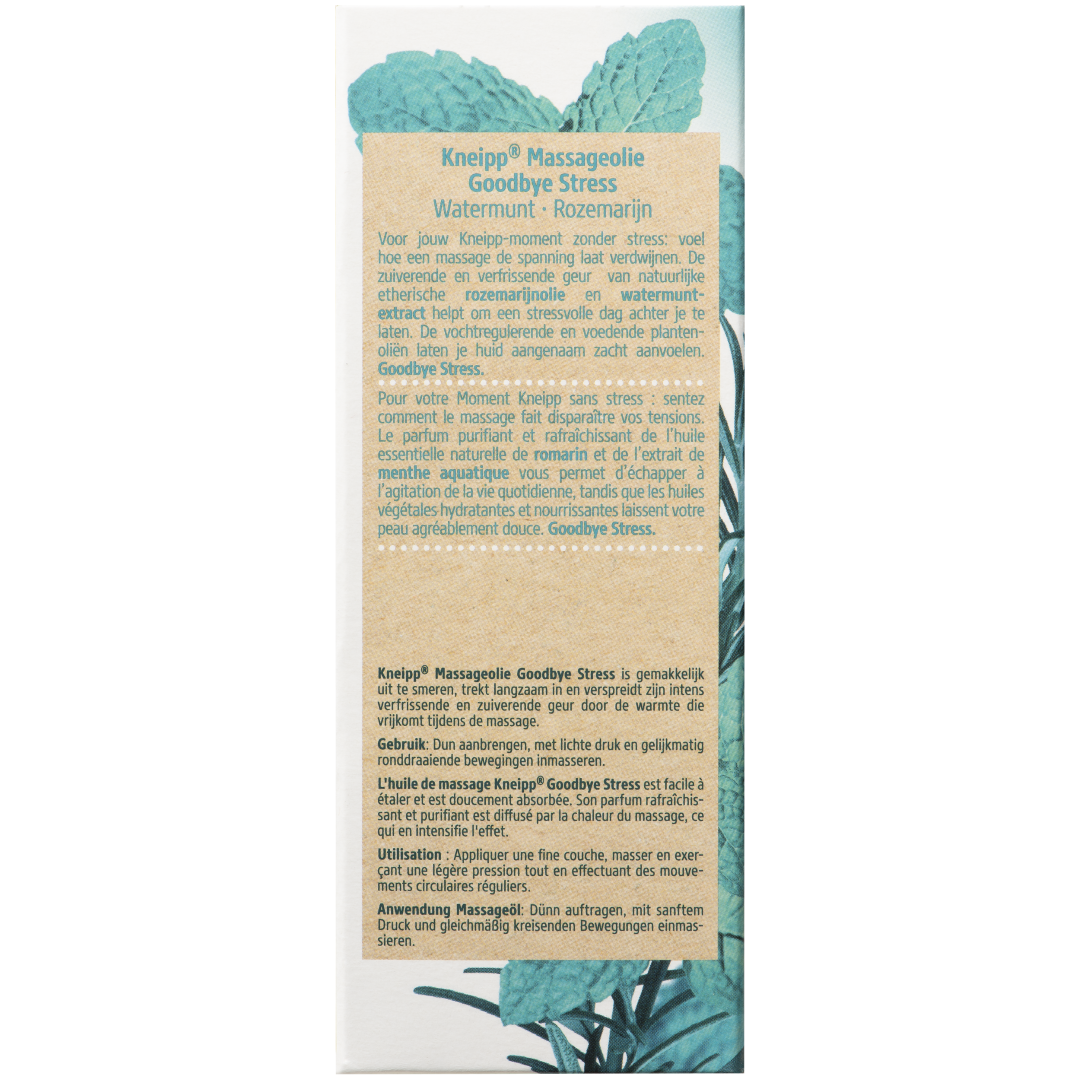 Kneipp Massageolie goodbye stress (100 ml) - image 3
