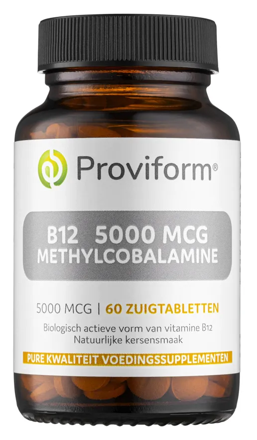 Proviform Vitamine B12 - 5000 Mcg Methylcobalamine (60 tabletten)