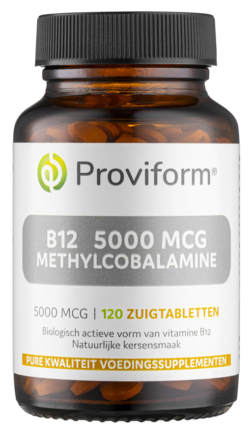 Proviform Vitamine B12 - 5000 Mcg Methylcobalamine (120 tabletten)
