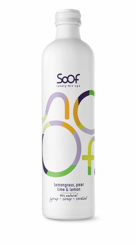 Soof Siroop Citroengras, Peer, Limoen & Citroen (340 ml)