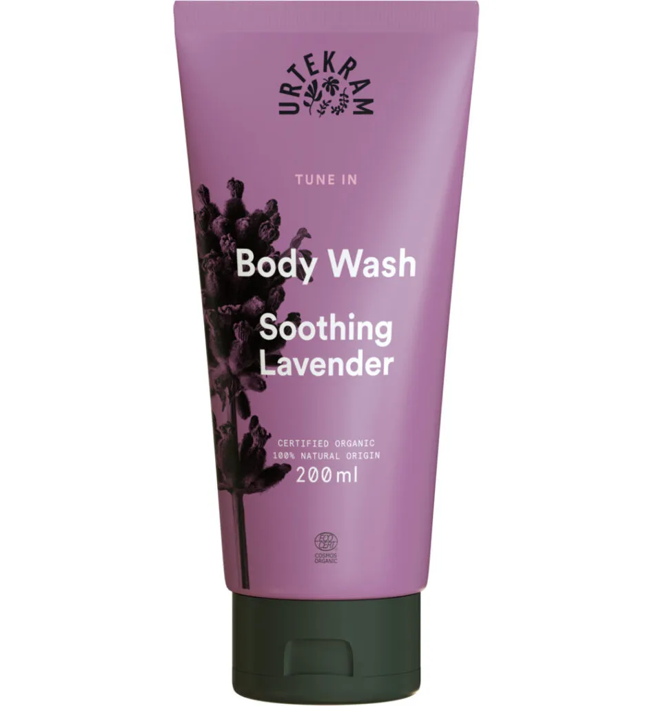 Urtekram Tune in soothing lavender bodywash (200 ml)