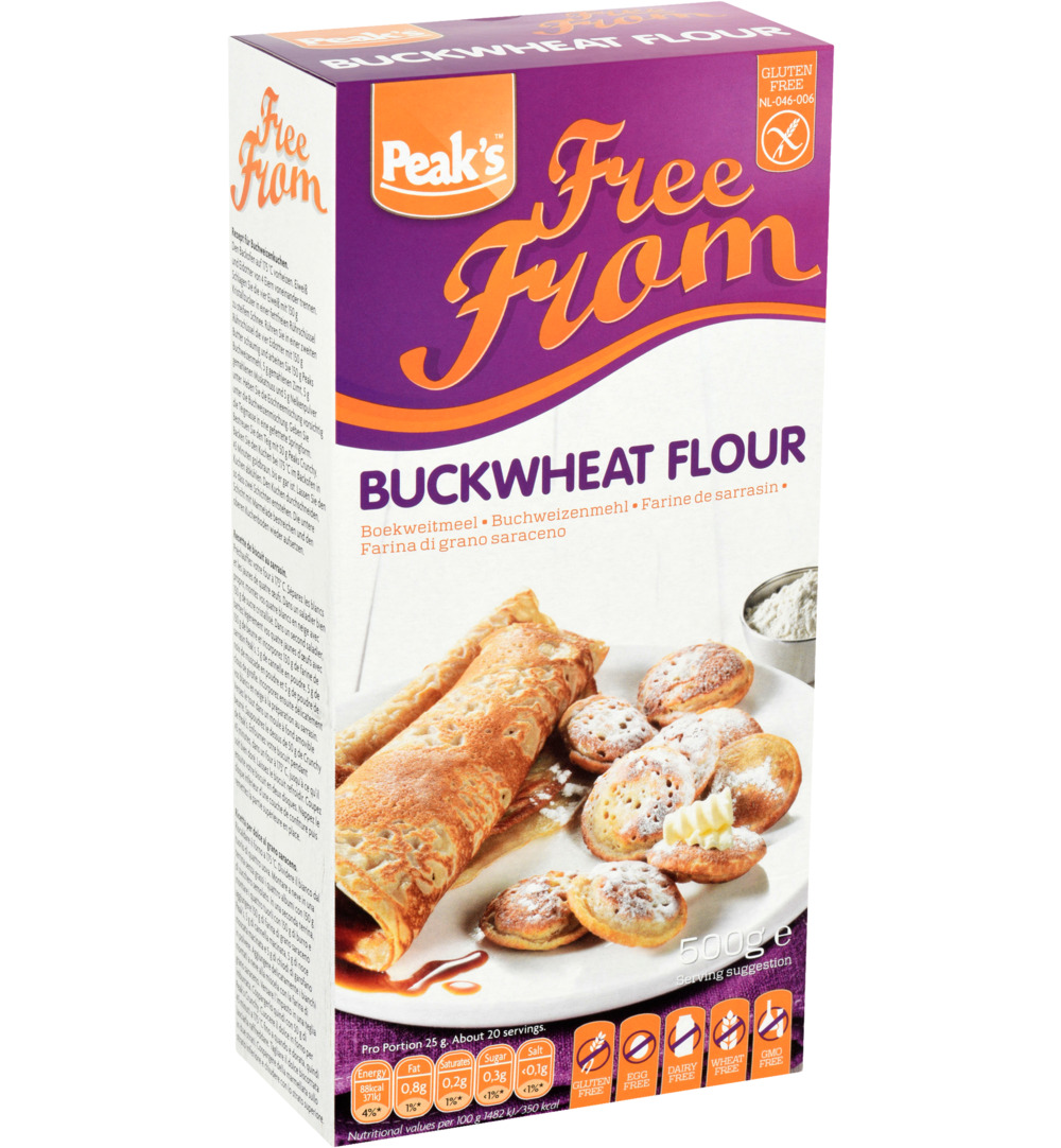 Peaks Boekweitmeel Glutenvrij (500 gr)