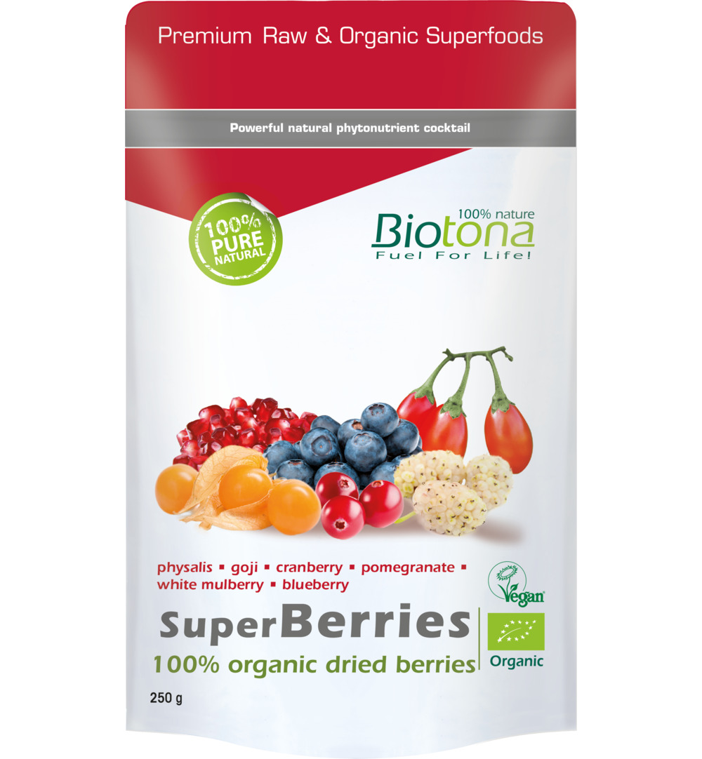 Biotona Superberries organic dried berries bio (250 gr)