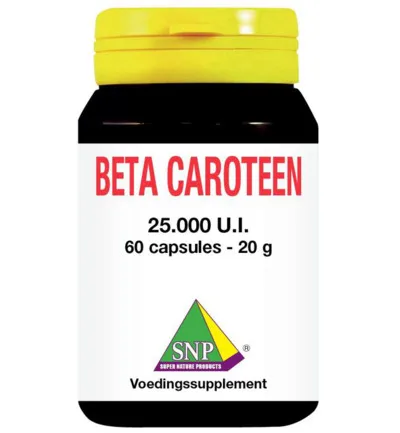 Snp Beta caroteen 25000IU (60 capsules)
