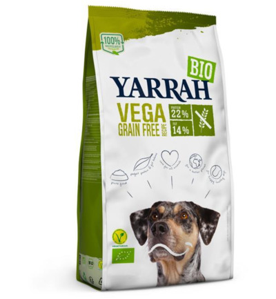 Yarrah Hondenvoer Vegagrainfree Hondenvoer Bio (2000 gr)