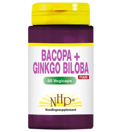 Nhp Bacopa met ginkgo biloba puur (60 vega capsules)