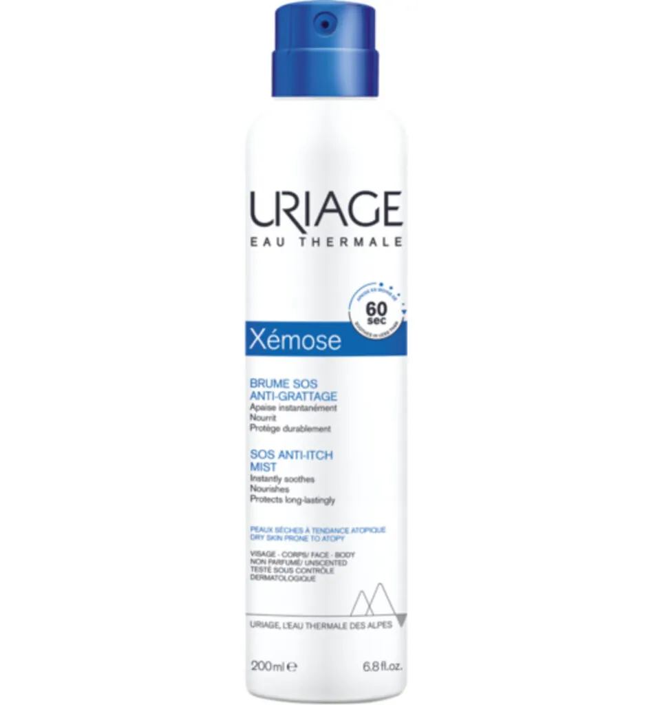 Uriage Xemose SOS nevel tegen krabben (200 ml)
