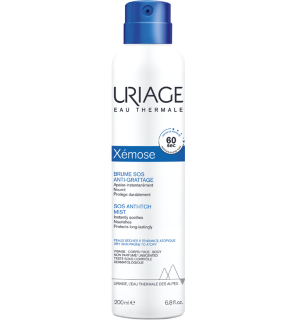 Uriage Xemose SOS nevel tegen krabben (200 ml)