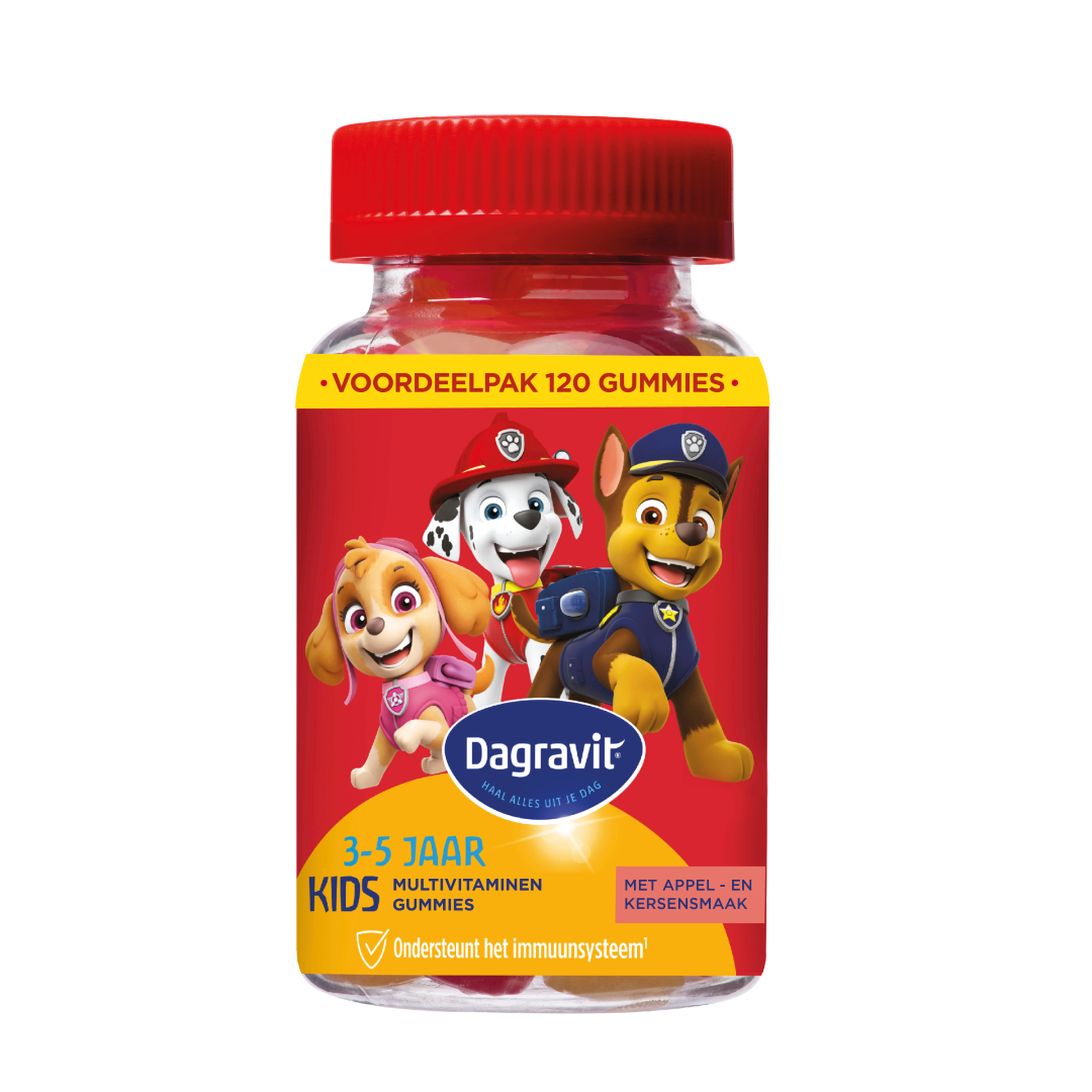 Dagravit Kids Multi 3-5 Jaar Paw Patrol (120 gummies)