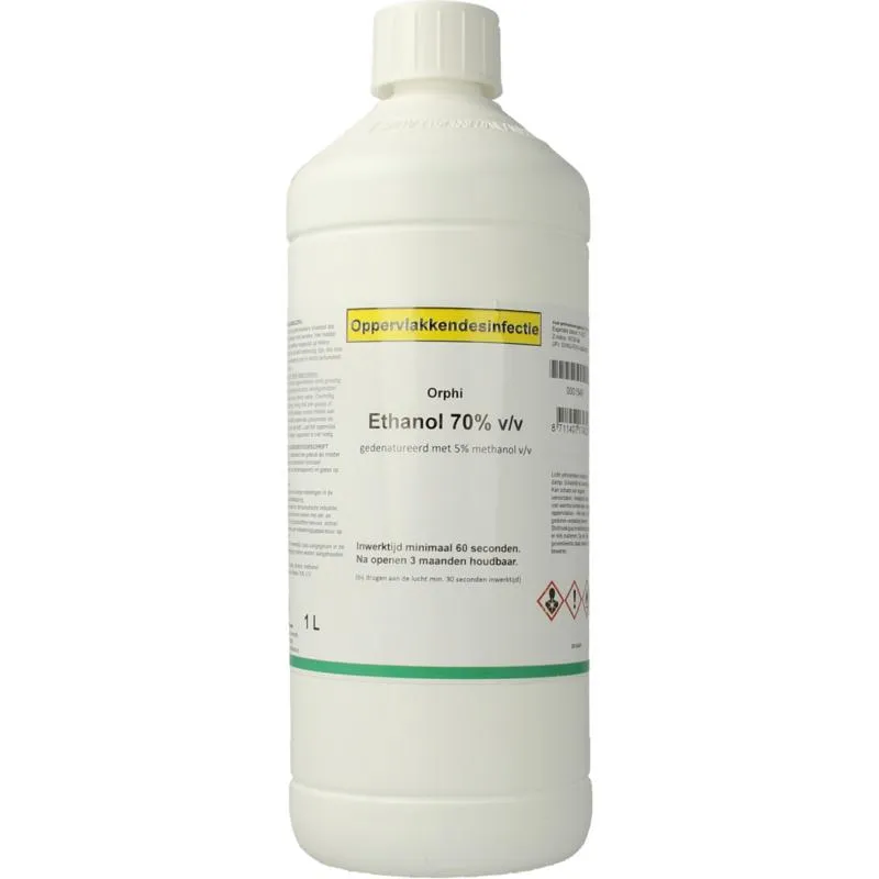 Orphi Ethanol 70% V/V 5% Methanol (1000 ml)