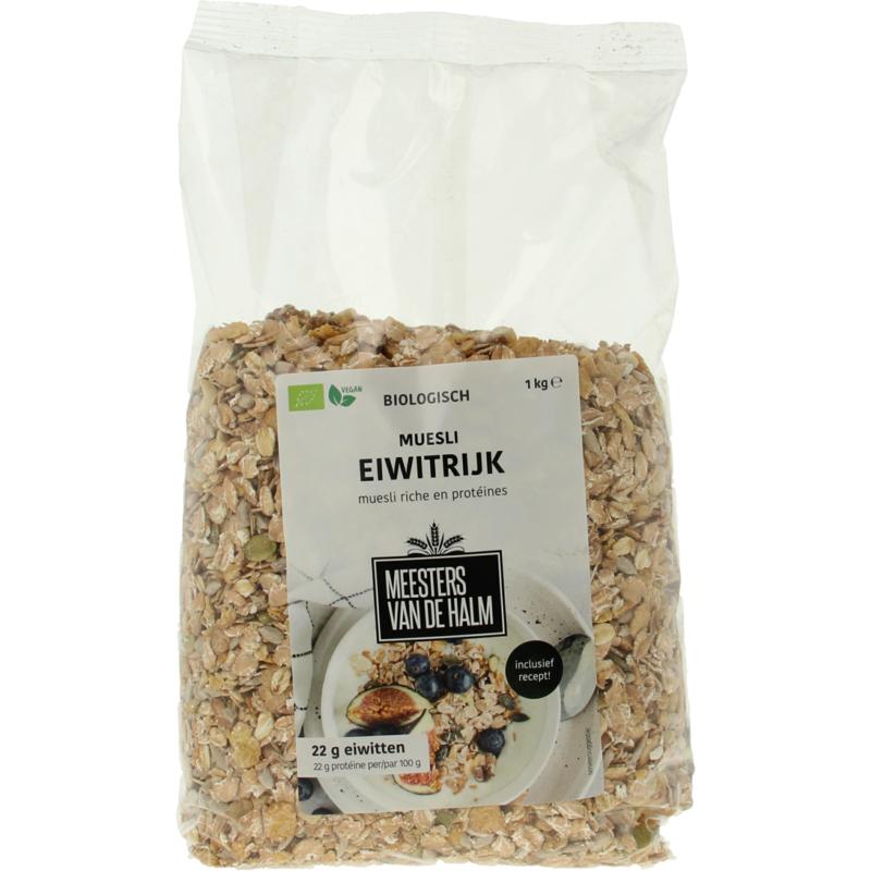 De Halm Muesli Eiwitrijk Herstel After Sport Bio (1000 gr)