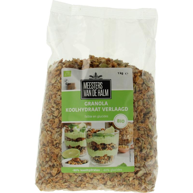 De Halmgranola Koolhydraat Verlaagd B Io (1000 gr)