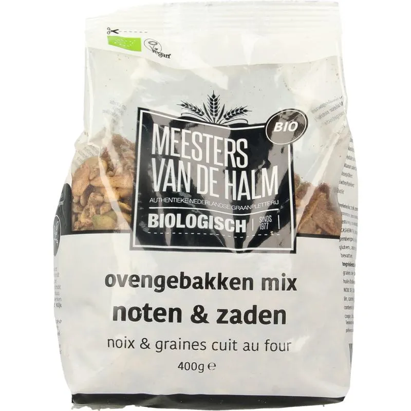 De Halm Ovengebakken Noten En Zaden Bi O (400 gr)