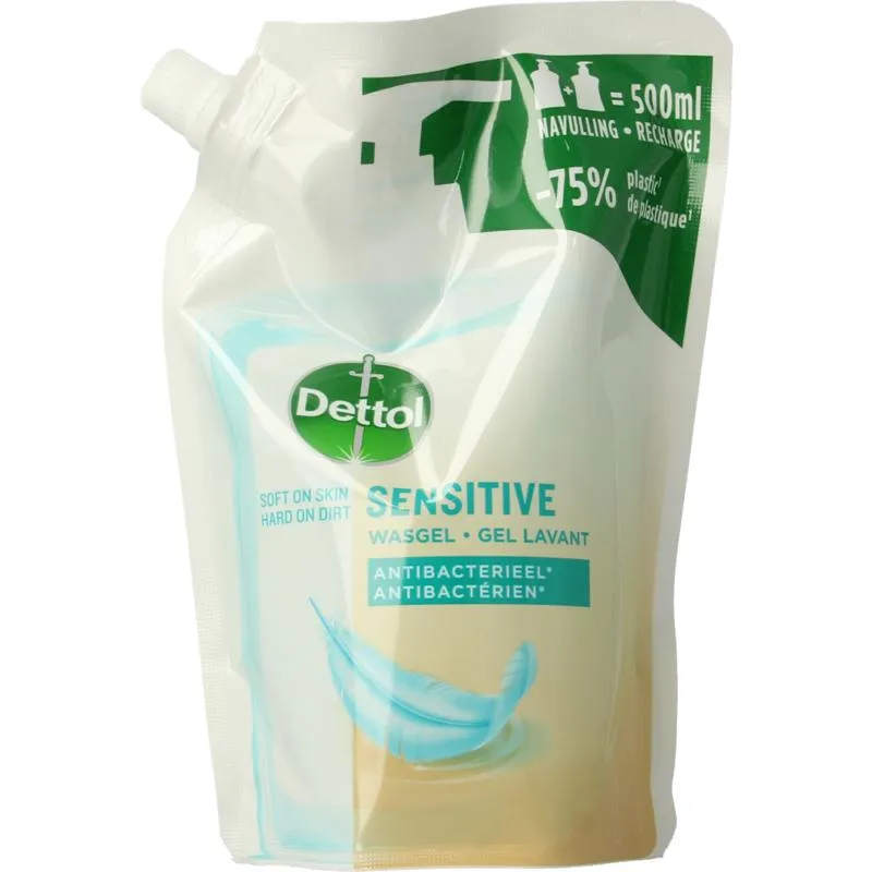 Dettol Refill handzeep sensitive (500 ml)