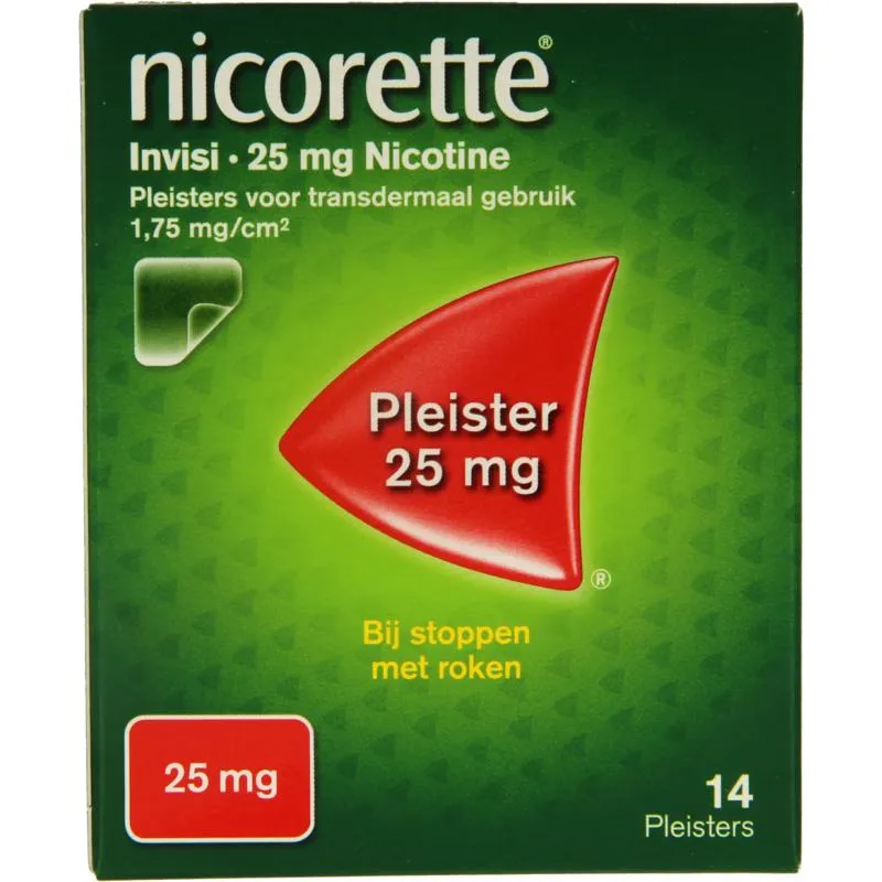Nicorette Pleister 25mg (14 stuks)