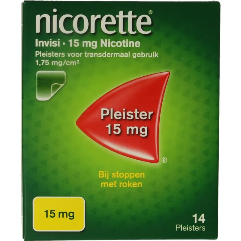 Nicorette Pleister 15mg (14 stuks)