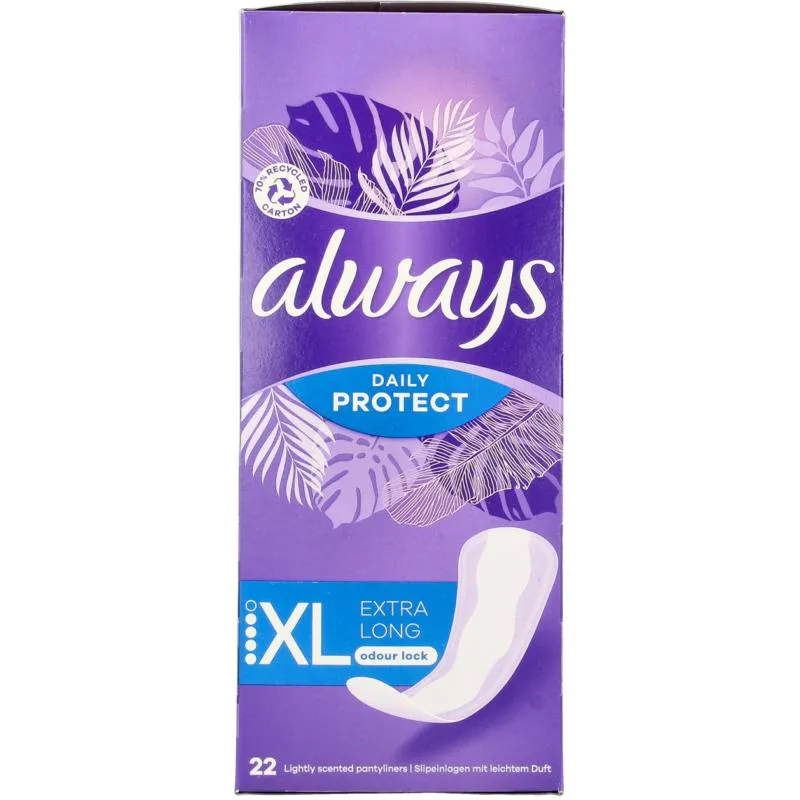 Always Inlegkruisjes daily protect ex tra long (22 stuks)