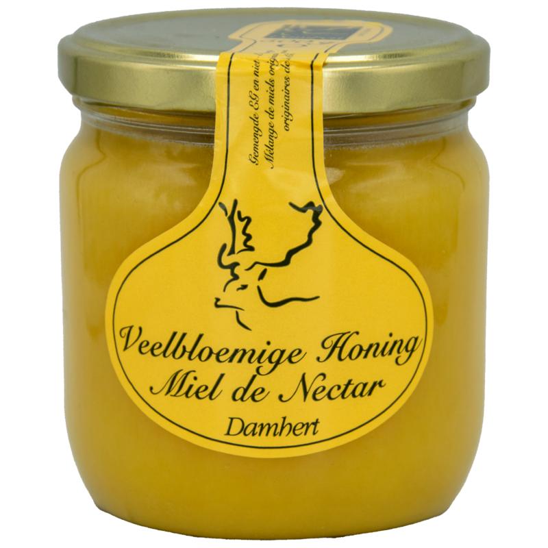 Damhert Veelbloemige honing (500 gr)
