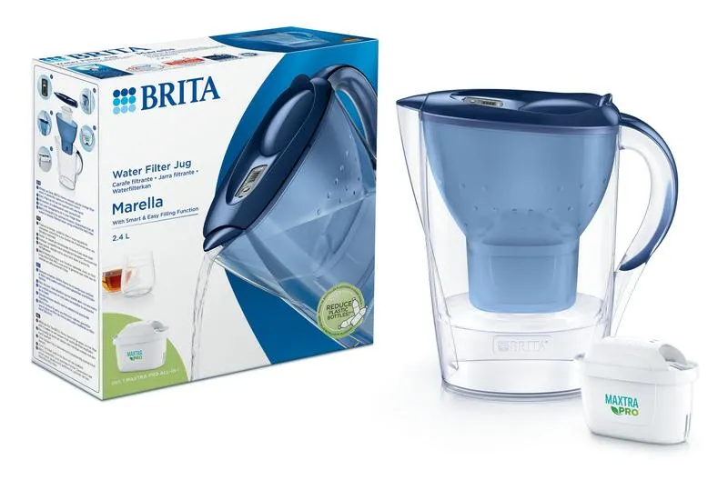 Brita Waterfilterkan Marella cool bl ue (1 stuk)