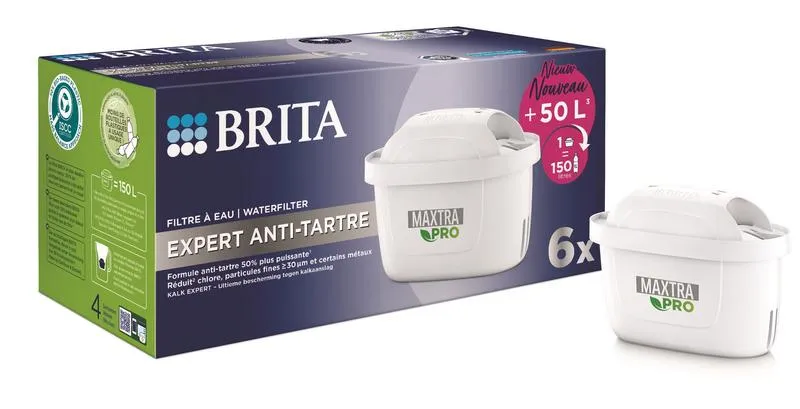 Brita Waterfilterpatroon maxtra pro kalk expert 6-pack (6 stuks)