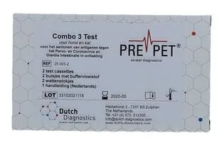 Testjezelf.Nu Parvo Corona Giardia Test Kat/ Hond (2 stuks)